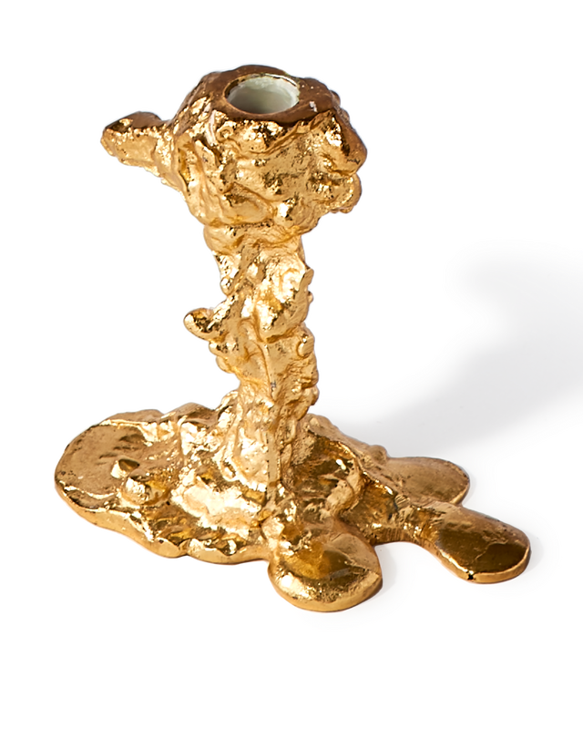 pols potten Drip Kaarshouder - S Gold