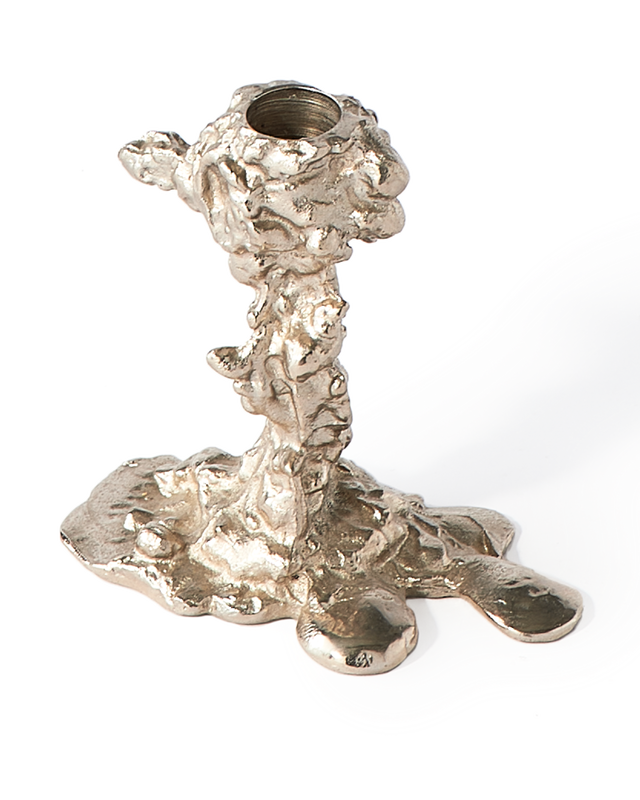 pols potten Drip Kaarshouder - S Silver