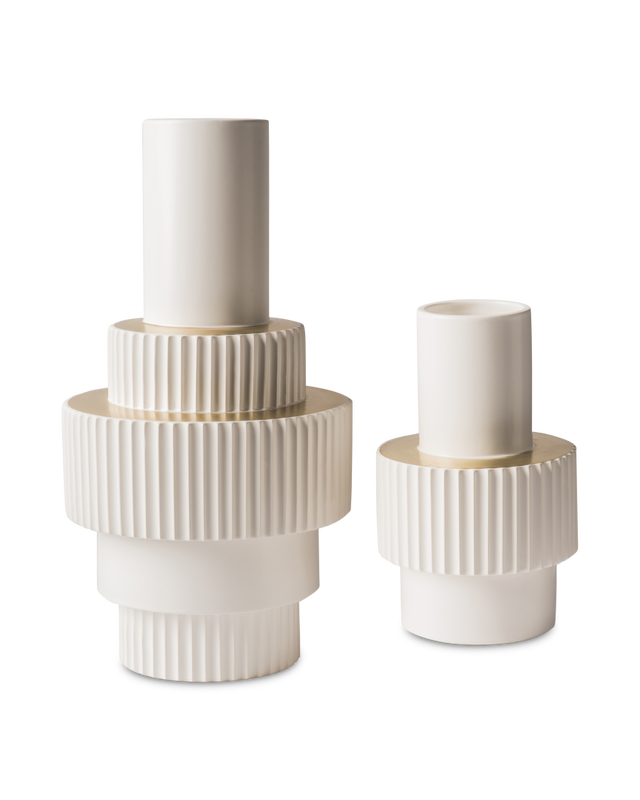 Pols Potten Gear Vaas - S White