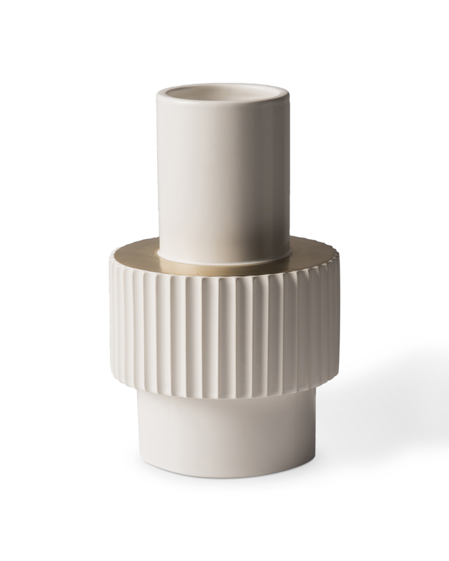 pols potten Gear Vaas - S White