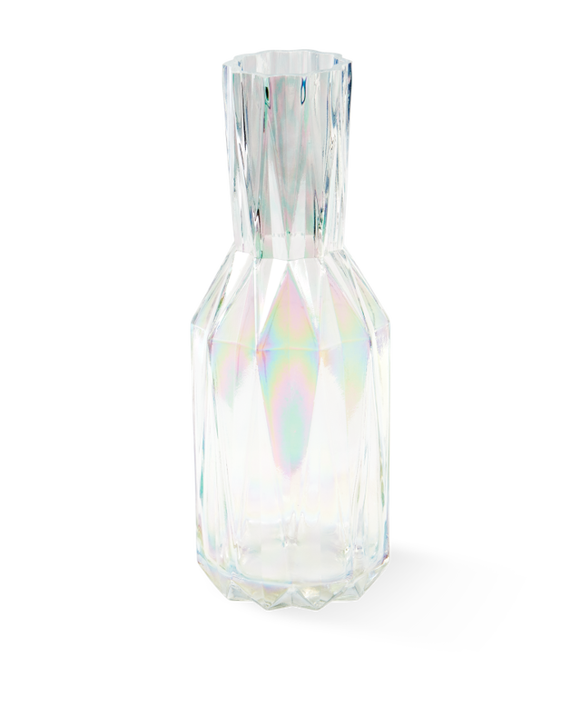 pols potten Glazen Folds Vaas - L Multi-colour