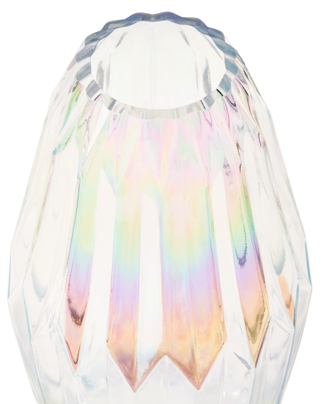 Pols Potten Glazen Folds Vaas - M Multi-colour