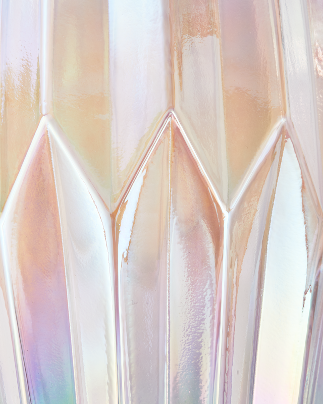 Pols Potten Glazen Folds Vaas - M Multi-colour