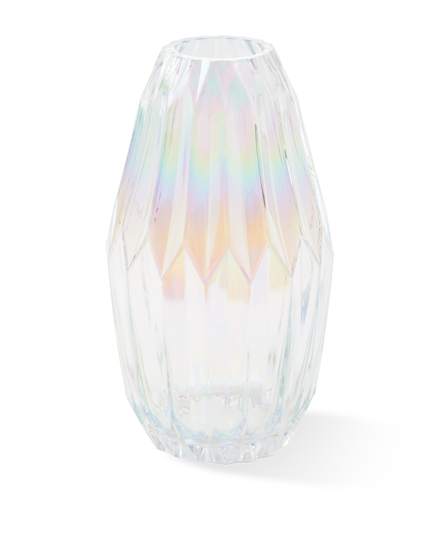 pols potten Glazen Folds Vaas - M Multi-colour