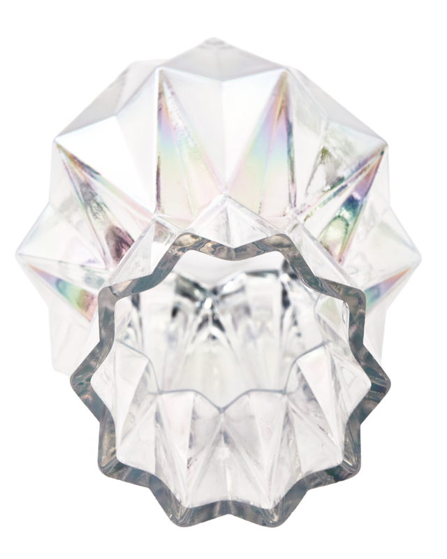 Pols Potten Glazen Folds Vaas - S Multi-colour