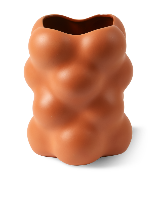 pols potten Grape Terracotta Vaas Cognac