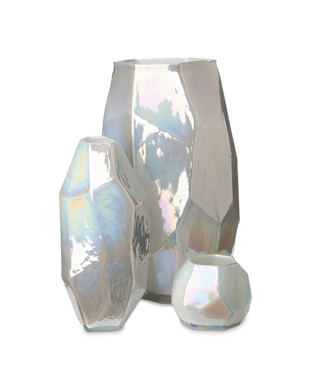 Pols Potten Graphic Luster Kaarshouder White