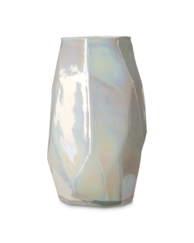 pols potten Graphic Luster Vaas - L White