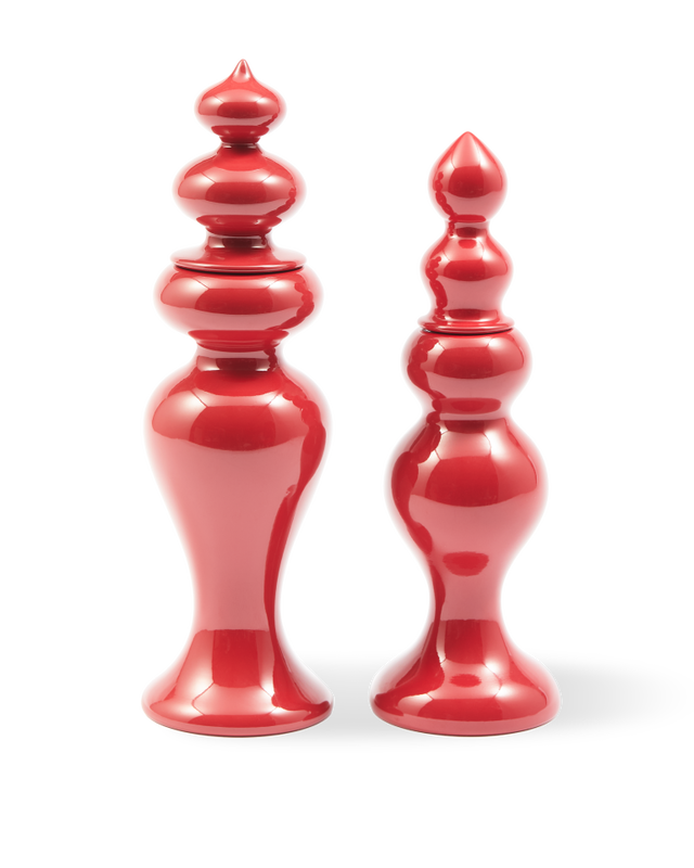 Pols Potten Grinder Zout / Peper Molen - M Coral Red