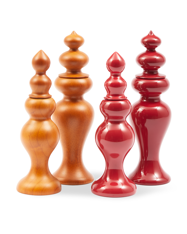 Pols Potten Grinder Zout / Peper Molen - M Coral Red