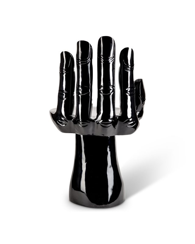 pols potten Hand Stoel Black