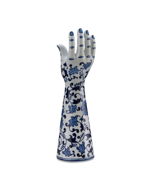 Pols Potten Hands Up Kaarshouder - L Dark Blue