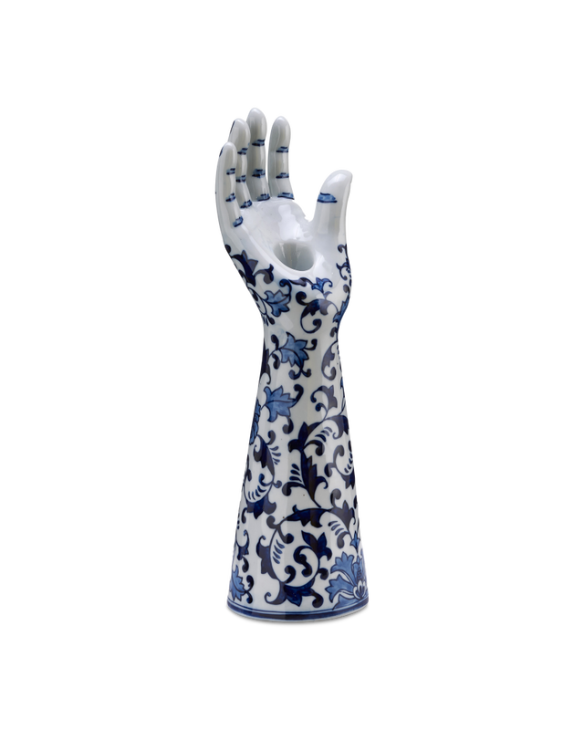 Pols Potten Hands Up Kaarshouder - L Dark Blue