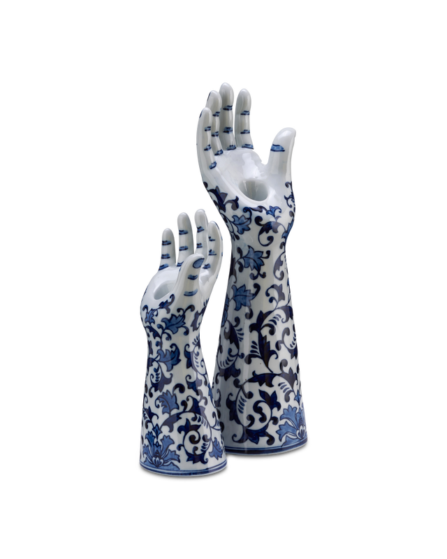 Pols Potten Hands Up Kaarshouder - L Dark Blue