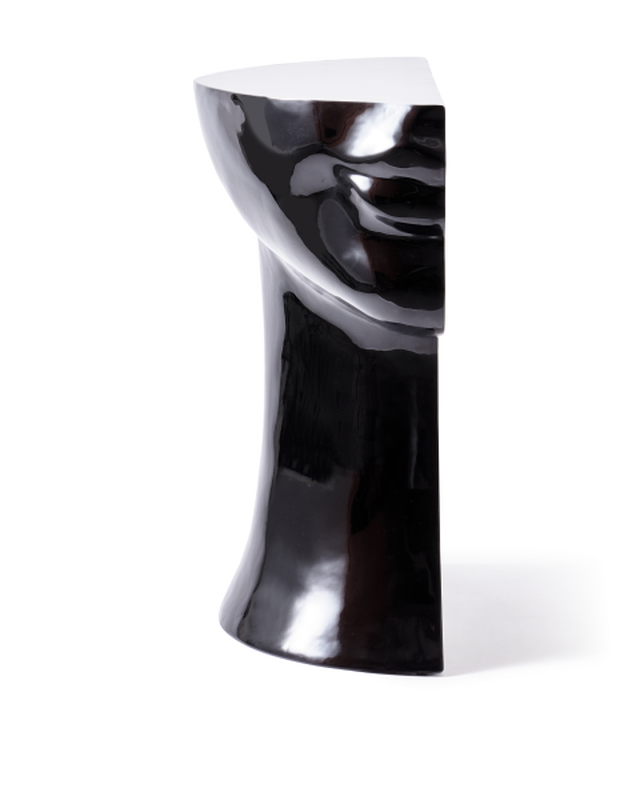 Pols Potten Head Bijzettafel - Linksonder Black