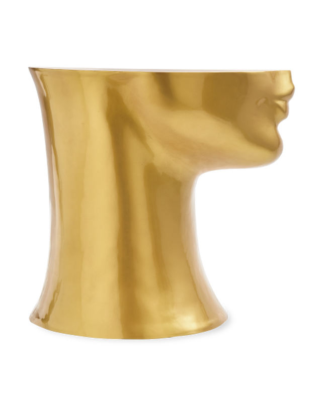 Pols Potten Head Bijzettafel - Linksonder Gold