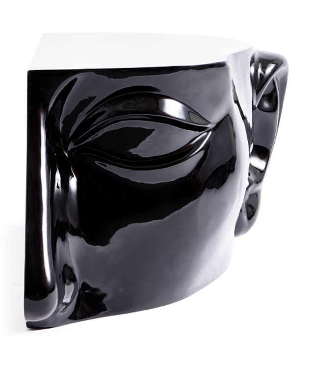 Pols Potten Head Salontafel - Rechtsboven Black