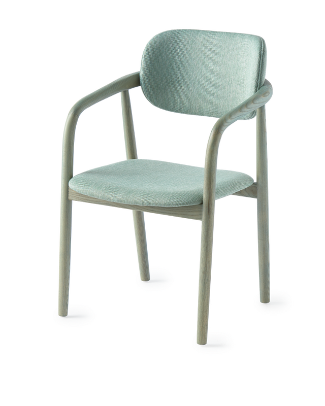 pols potten Henry Berry Eetkamerstoel Green grey