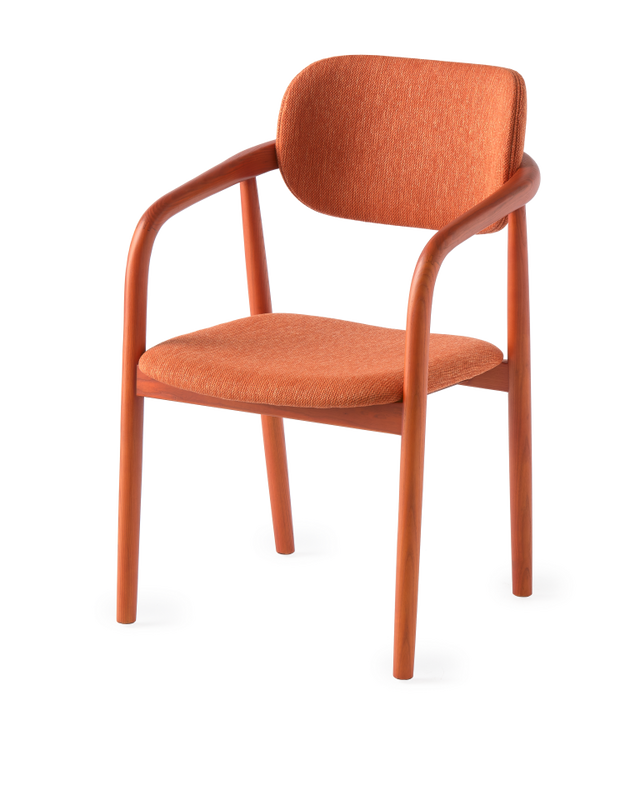 pols potten Henry Berry Eetkamerstoel Orange