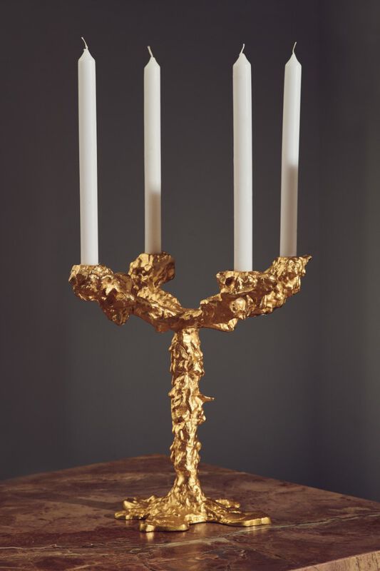 Pols Potten Kandelaar Drip Gold