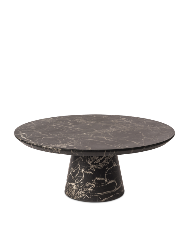 pols potten Koffietafel Disc Marble Look Black