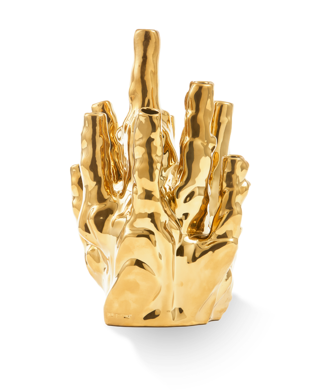 Pols Potten Koraal Vaas 10-tulpen Gold