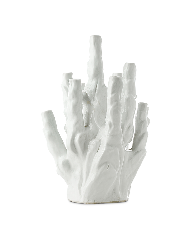 pols potten Koraal Vaas 10-tulpen White