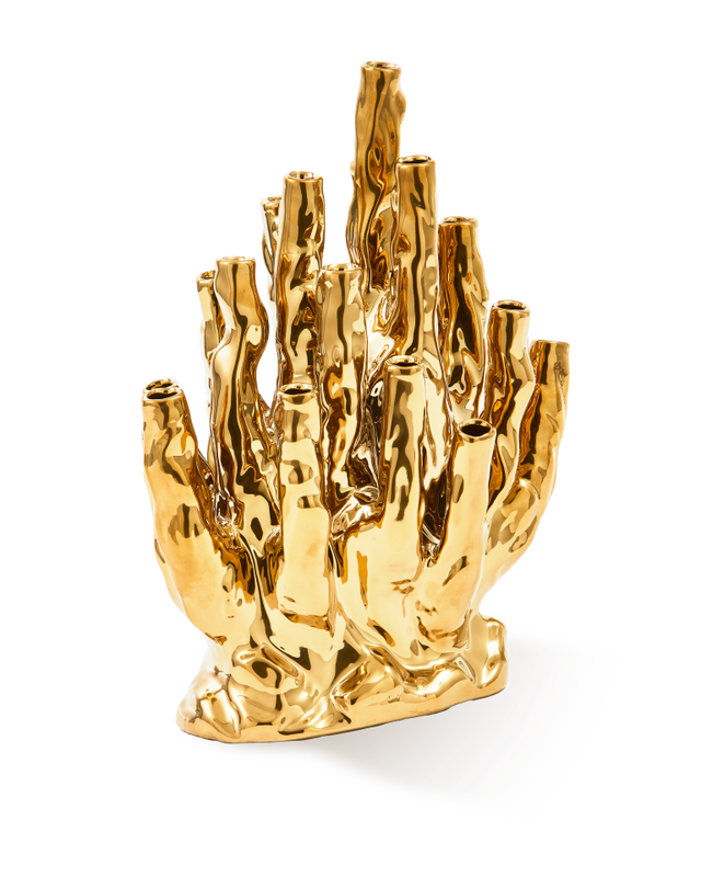 Pols Potten Koraal Vaas 20-tulpen Gold