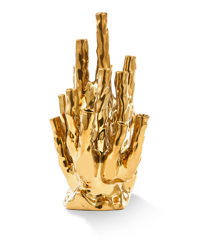 Pols Potten Koraal Vaas 20-tulpen Gold