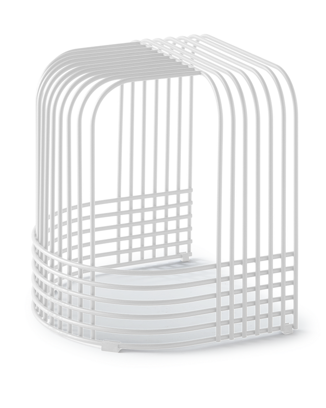 pols potten Kruk Drop Eind white