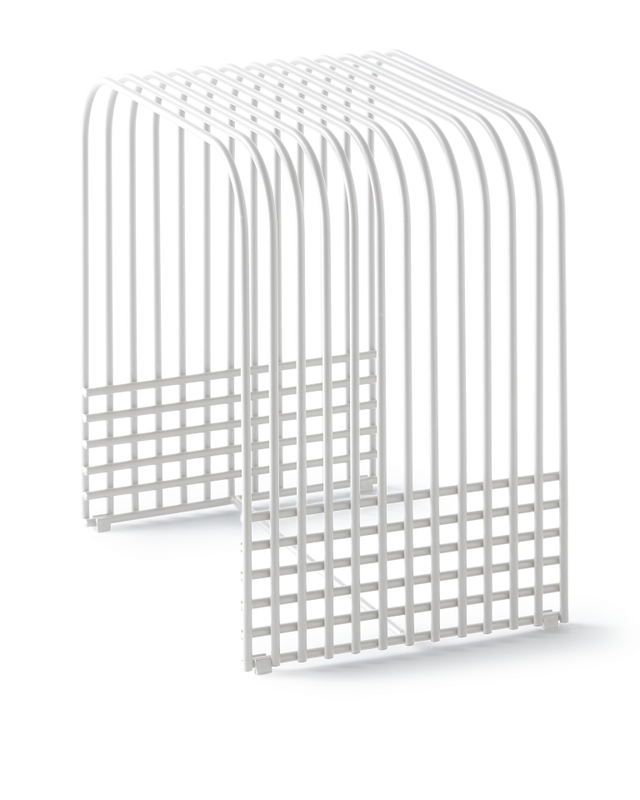 pols potten Kruk Drop Midden white