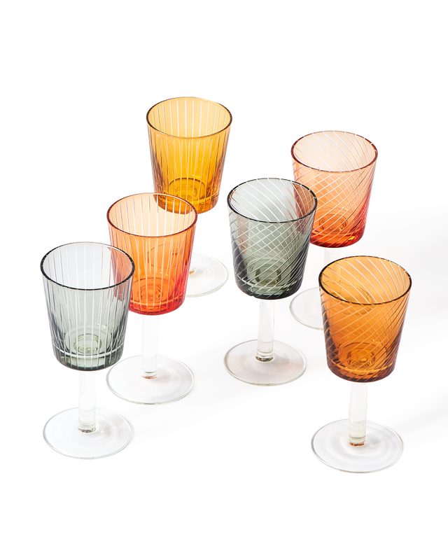 pols potten Library Wijnglazen Multi-colour