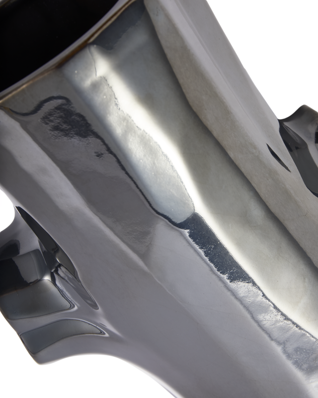 Pols Potten Log Vaas - S Dark Grey