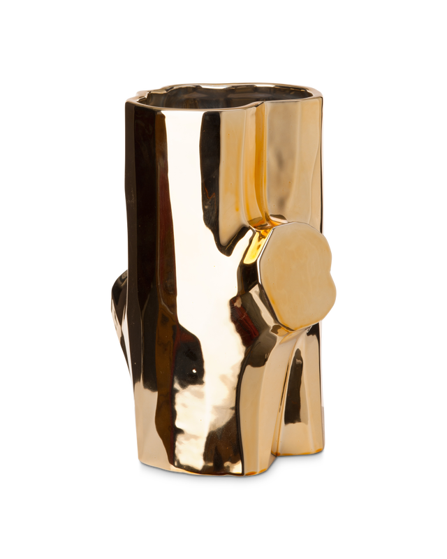 Pols Potten Log Vaas - S Gold