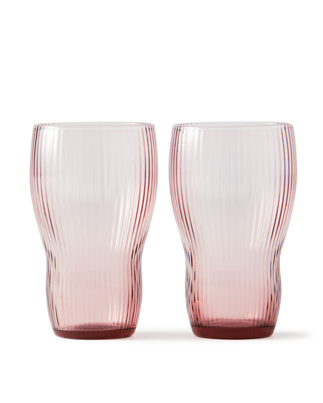 pols potten Longdrink Glas Pum Dark purple