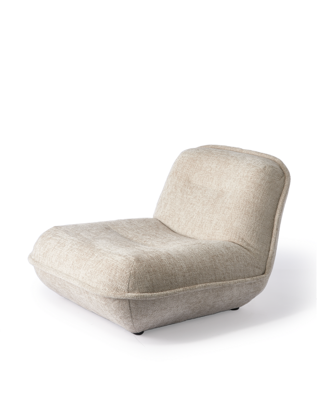pols potten Loungestoel Puff White