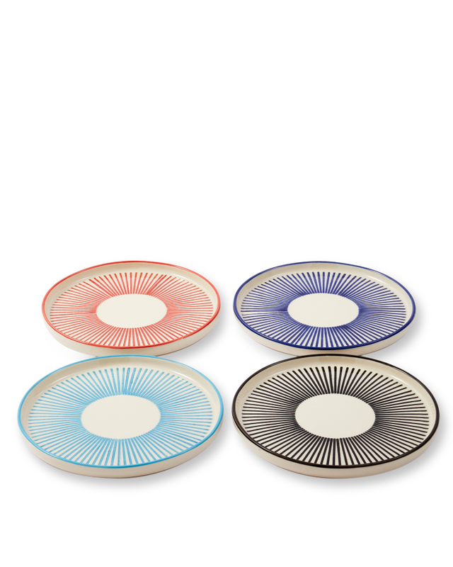 pols potten Marine Striped Borden Multi-colour