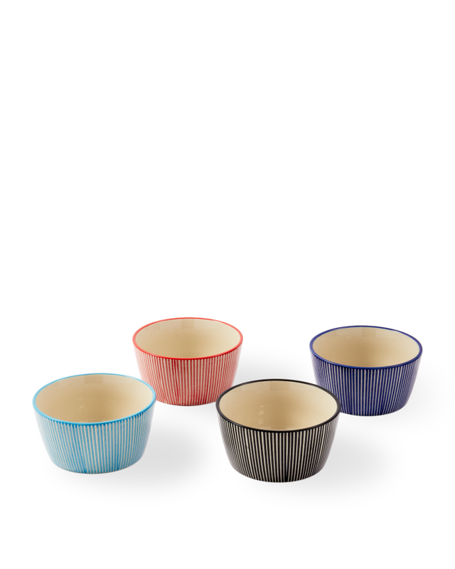 pols potten Marine Striped Schaaltjes Multi-colour