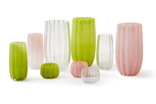 Pols Potten Meloen Vaas - L Transparant