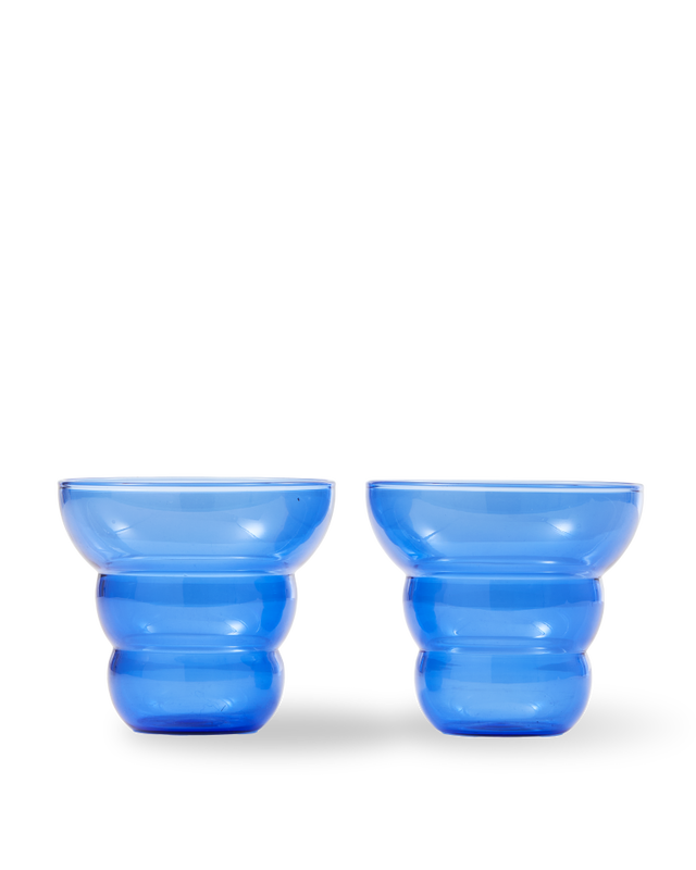 Pols Potten Mizu Kiri Drinkglazen Dark Blue