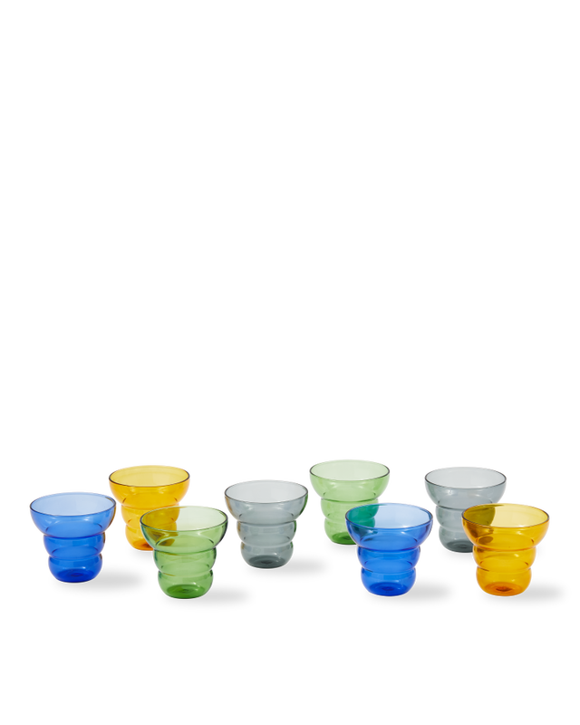 Pols Potten Mizu Kiri Drinkglazen Light Grey