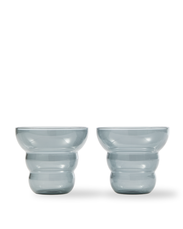 Pols Potten Mizu Kiri Drinkglazen Light Grey