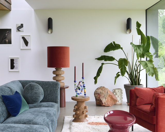 Pols Potten Mob Bijzettafel Burgundy Red