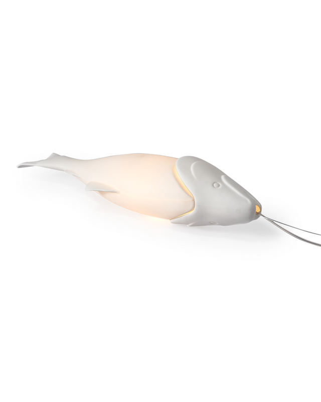 pols potten Mykiss Fish Lamp White