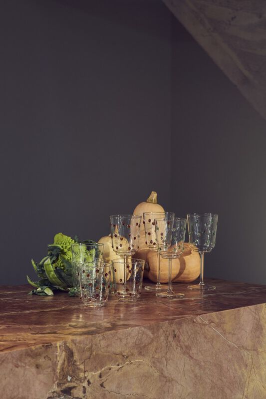 Pols Potten Nob Wijnglazen Olive Green