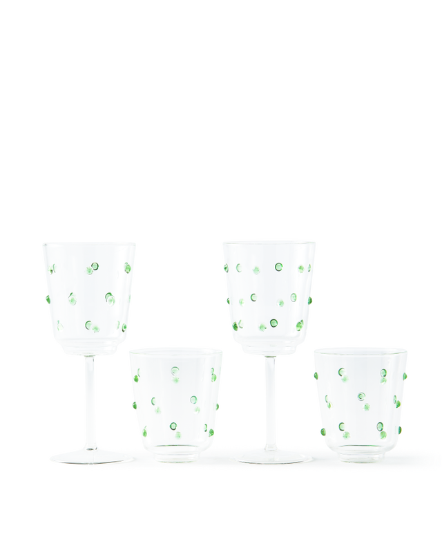 Pols Potten Nob Wijnglazen Olive Green