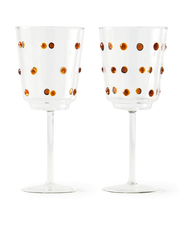 pols potten Nob Wijnglazen Yellow