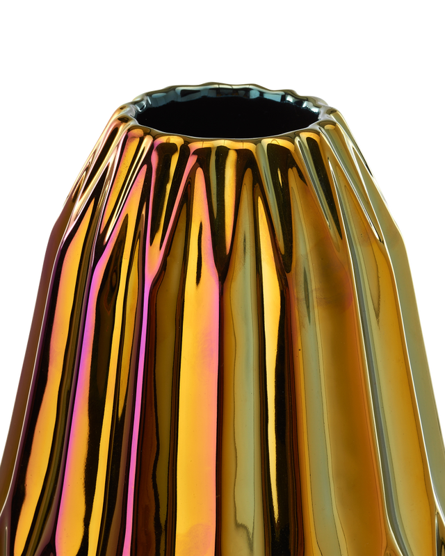 Pols Potten Oily Folds Vaas - M Multi-colour