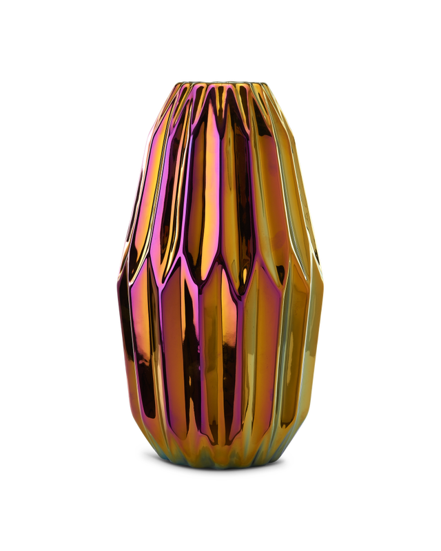 pols potten Oily Folds Vaas - M Multi-colour