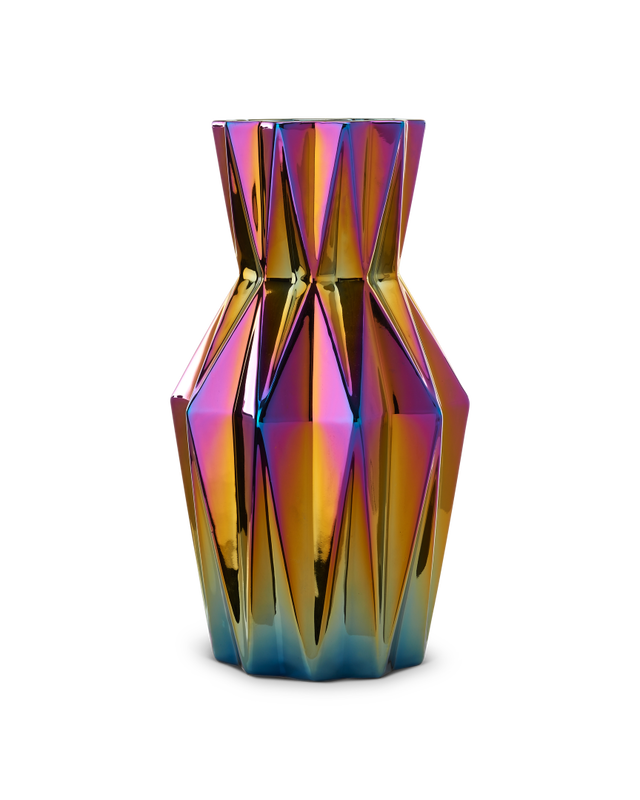 pols potten Oily Folds Vaas - S Multi-colour